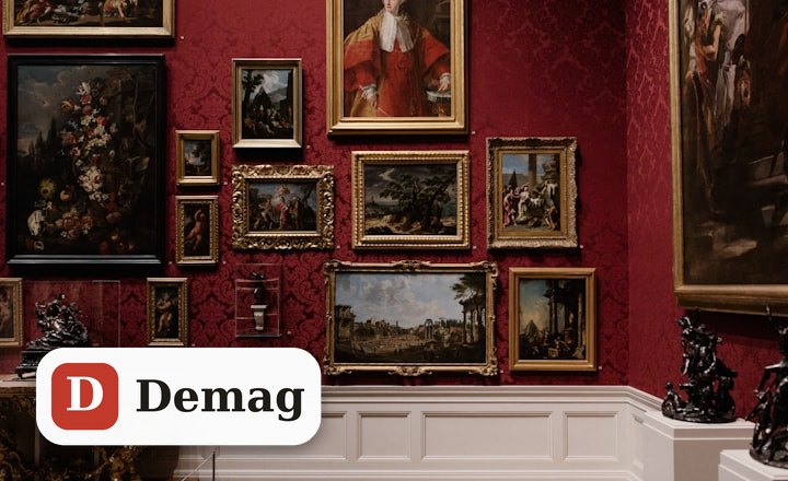 Œuvres d'art dans une galerie